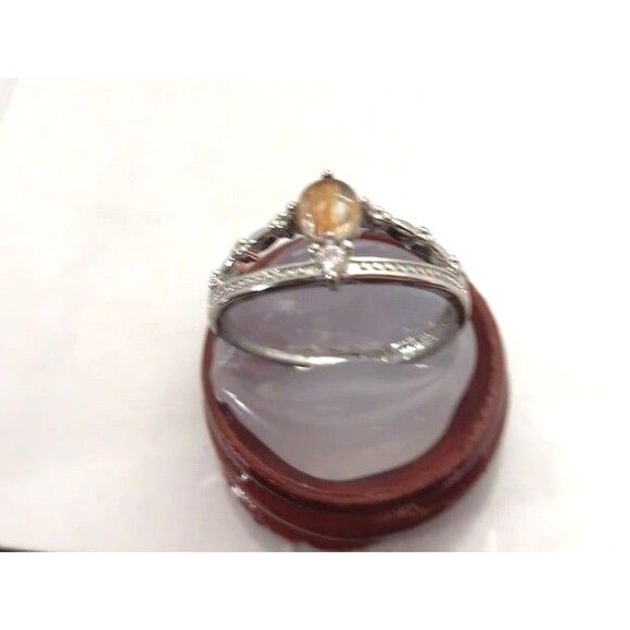 Beautiful Golden Rutile Ring - Adjustable - Picture 2 of 4